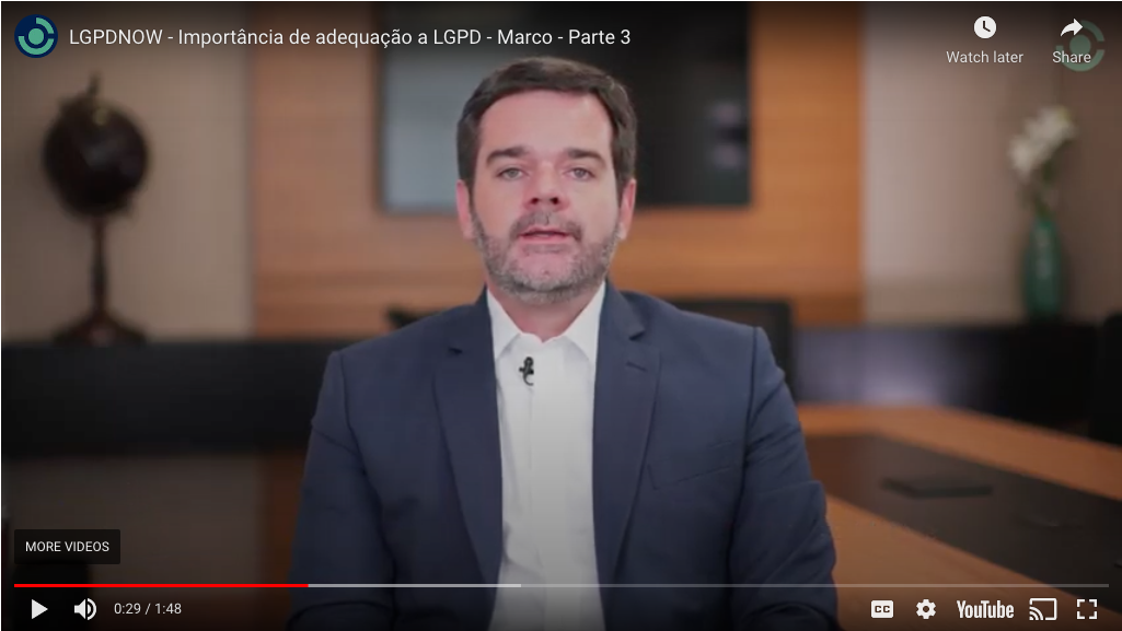 Importância de adequação a LGPD Marco Parte 3